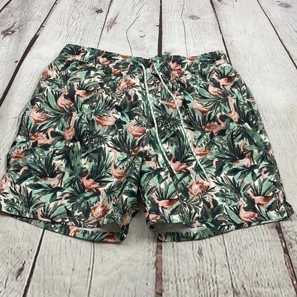 UEC Goodfellow  flamingo swim trunks large